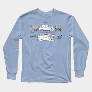 MORRIS MINOR - blueprint brochure cutaway Long Sleeve T-Shirt